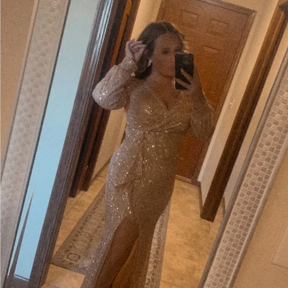 Formal Rose Gold Dress | Color: Gold | Size: M | Lilylc7's Closet Formal Rose Gold Dress | Color: Gold | Size: M | Lilylc7's Closet
